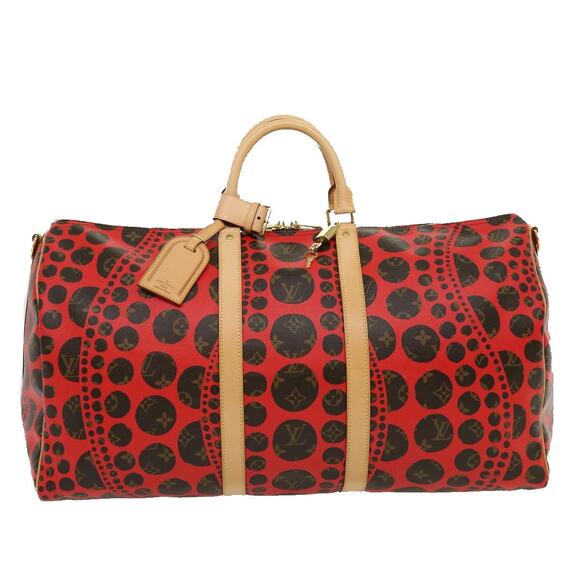 LOUIS VUITTON Monogram Yayoi Kusama Keepall Bandouliere55 Bag M40695 - Picture 13 of 16